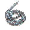 Synthetic Moonstone Beads Strands X-G-F142-8mm-02-2