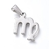 Non-Tarnish 304 Stainless Steel Pendants STAS-L210-06E-P-01-1