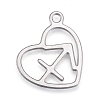 Non-Tarnish 304 Stainless Steel Pendants STAS-M228-A01-07P-1