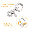 2Pcs Stainless Steel Swivel Clasps STAS-DC0015-60-6