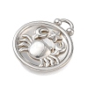 12 Constellations 304 Stainless Steel Pendants STAS-F354-01P-03-2