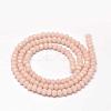 Faceted Rondelle Glass Beads Strands GLAA-I033-4mm-23-2