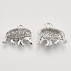 Tibetan Style Alloy Pendants X-TIBEP-T009-08AS-RS-2