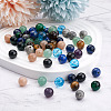 100Pcs 10 Style Natural Gemstone Beads G-KS0001-04-3