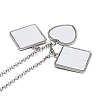 Sublimation Blank Bracelet Making DIY-WH0325-95P-3