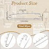 30Pcs Iron Brooch Findings  FIND-SC0020-46P-2