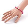 Handmade Polymer Clay Heishi Beads Stretch Bracelets BJEW-JB05759-5