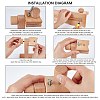 Adjustable Embroidery Frame Hoop Stand Holder TOOL-WH0021-54-4