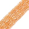 Electroplate Glass Beads Strands EGLA-A044-T1mm-A23-1