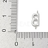 304 Stainless Steel Letter Connector Charms STAS-M108-01P-02-3