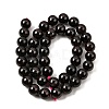 Natural Garnet Gemstone Bead Strands G-R263-10mm-4