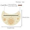 Natural Wood Card Stand for Tarot DJEW-WH0034-01Q-2