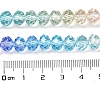Transparent Painted Glass Beads Strands DGLA-A034-T6mm-A14-4