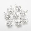 Alloy Cubic Zirconia Pendants ZIRC-S056-01-2