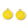 Golden Plated Alloy Enamel Charms LS-ENAM-S118-09W-2