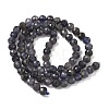 Natural Iolite Beads Strands G-J400-E05-02B-4