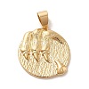 Real 18K Gold Plated Zodiac Theme Brass Pendants KK-M273-04G-G-1