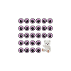12Pairs Computerized Embroidery Cloth Self Adhesive Patches PATC-BC0001-12A-7