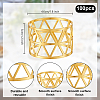 100Pcs Column Iron Napkin Rings AJEW-GO0004-82A-2