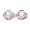 Opaque Resin Pendants RESI-T056-02M-2
