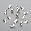 Brass Cord Ends KK-E182-S-1
