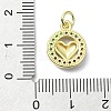 Brass Micro Pave Colorful Cubic Zirconia Pendants KK-H475-14G-06-3