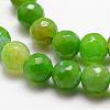 Natural Agate Bead Strands G-K166-07F-8mm-3