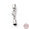 Anti-Tarnish 925 Sterling Silver Lobster Claw Clasps STER-P055-03F-P-1