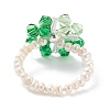 Snowflake Finger Rings RJEW-TA00023-01-4