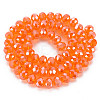 Electroplate Glass Beads Strands EGLA-A044-T1mm-A25-3