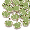 Autumn Theme Alloy Enamel Pendants LS-FIND-N048-025B-1