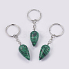Synthetic Malachite Keychain KEYC-P041-B05-1