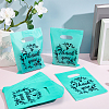 100Pcs Thank You Printed Eco-Friendly Reusable Bags ABAG-SP0001-61A-C-4