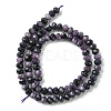 Natural Sugilite Beads Strands G-A092-G04-02-3