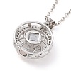 I Love You in 100 Languages Projection Necklace NJEW-G073-02B-P-2