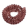 Transparent Glass Beads Strands X-EGLA-A044-T8mm-MD13-3