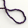 Electroplate Glass Bead Strands X-EGLA-R094-4mm-05-2