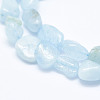 Natural Aquamarine Beads Strands G-K203-46-4