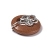 Synthetic Goldstone Pendants G-P484-01P-02-4