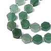 Natural Green Aventurine Beads Strands G-P534-A17-02-3