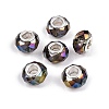 Transparent Glass European Beads GPDL-N004-D14mm-A17-1