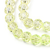 Transparent Glass Beads Strands X-GLAA-E036-07Z-03-4