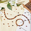   Natural Wood Beads Sets WOOD-PH0002-51B-4