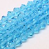 Imitate Austrian Crystal Bicone Glass Beads Strands X1-GLAA-F029-4x4mm-19-1