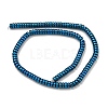 Electroplated Synthetic Non-magnetic Hematite Beads Strands G-K361-A03-03-2