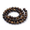Natural Tiger Eye Beads Strands X-G-S259-21-4mm-4