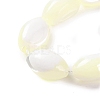 Natural Trochus Shell Oval Beads Strands BSHE-S304-07A-2