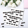 Mini PVC Coated Self Adhesive NO SMOKING Warning Stickers STIC-WH0018-001-5