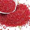 Transparent Colours Rainbow Glass Seed Beads SEED-H003-12F-1