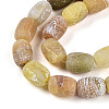 Natural Weathered Agate Beads Strands G-N344-42A-4